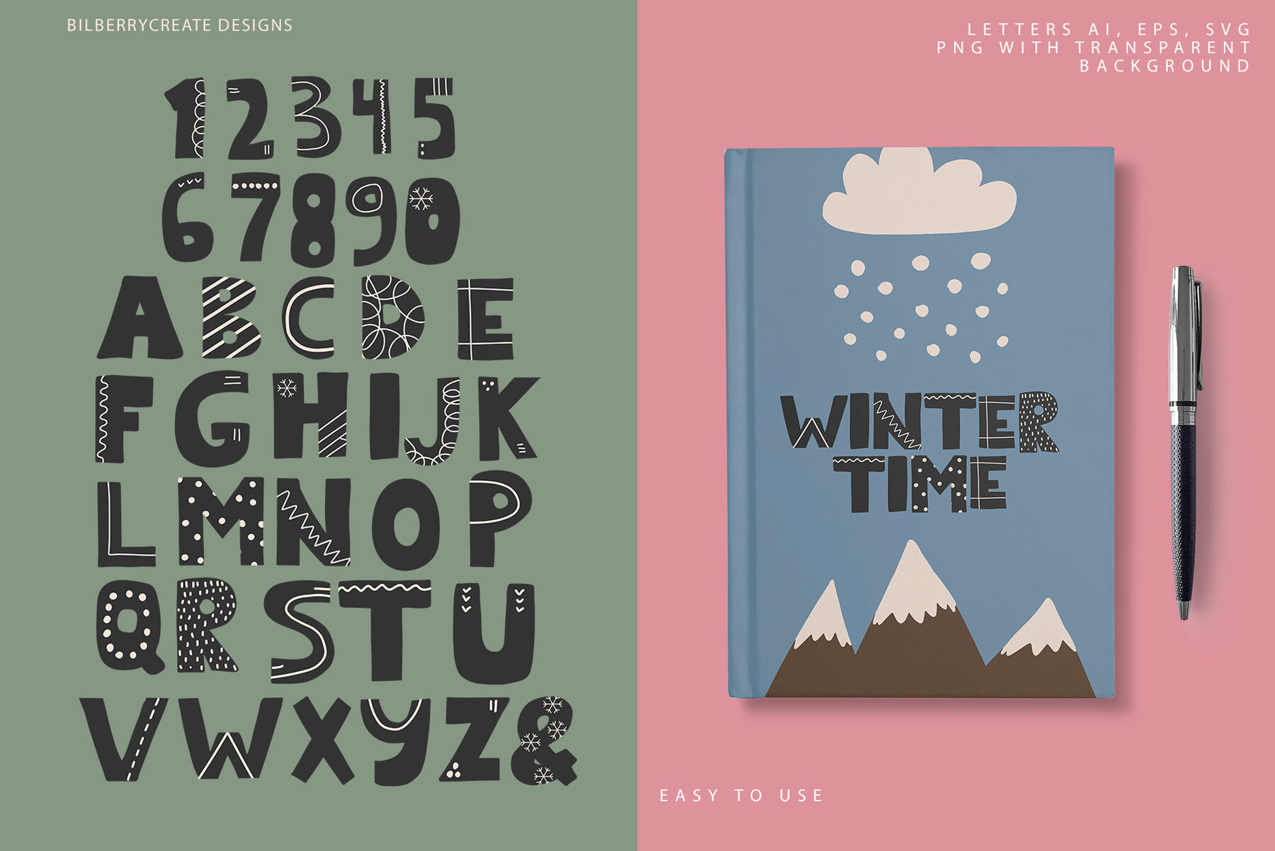 HAPPY XMAS Art Set 8