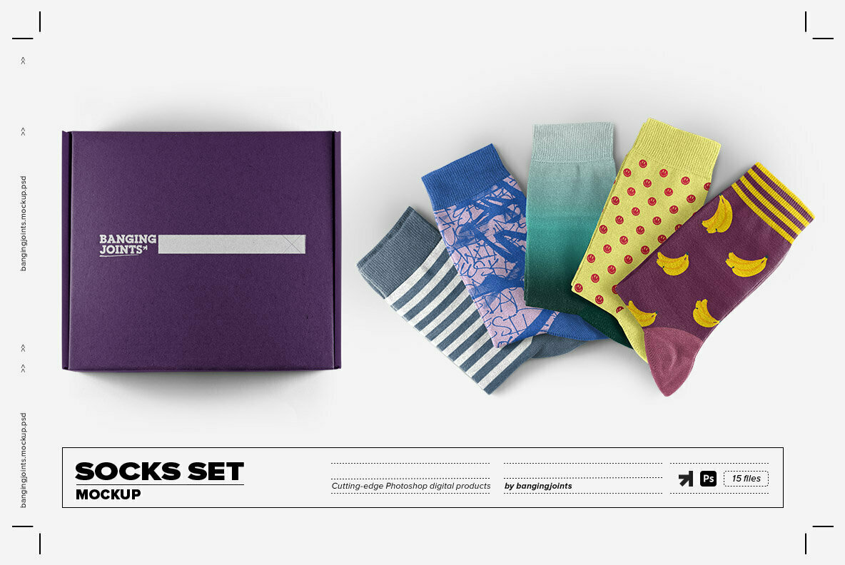 Socks Set Mockup 1