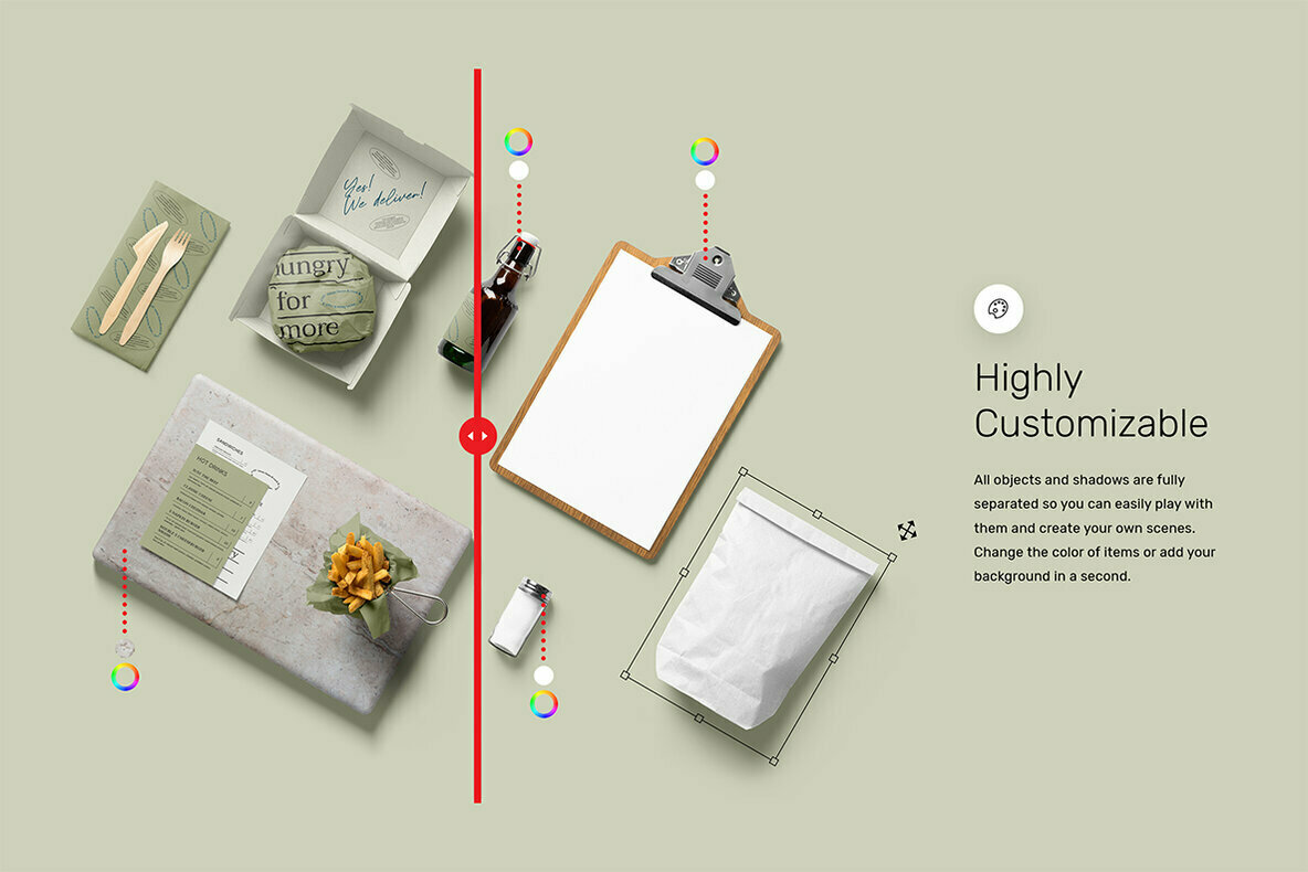 Burger Mockups   Scene Creator 3