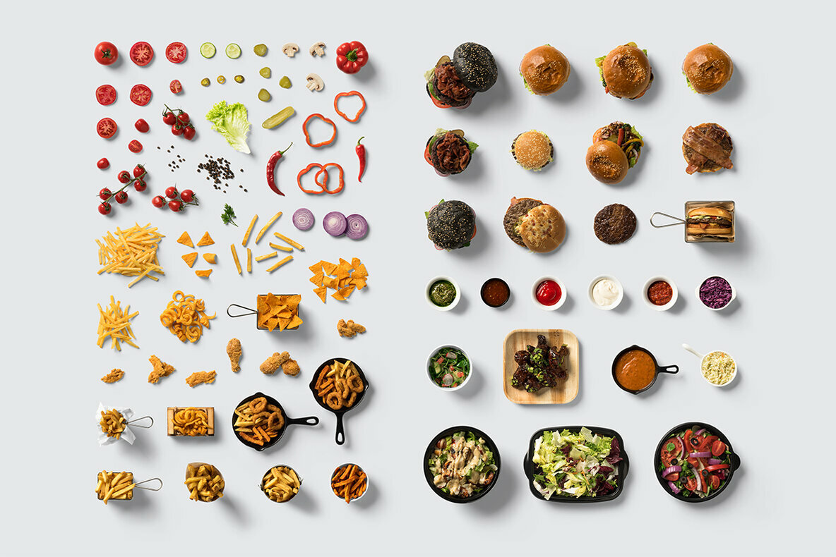 Burger Mockups   Scene Creator 4