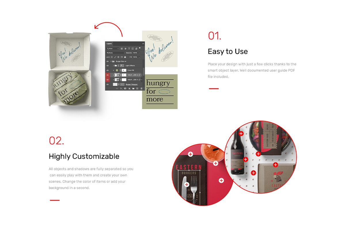 Burger Mockups   Scene Creator 9