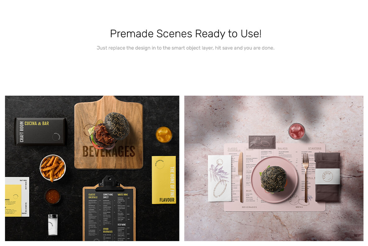 Burger Mockups   Scene Creator 12