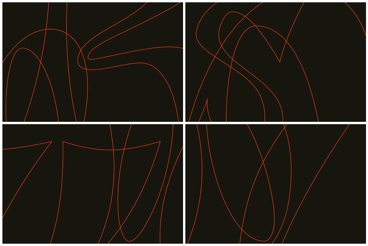 Contour   Edgy Vector Illustration 4