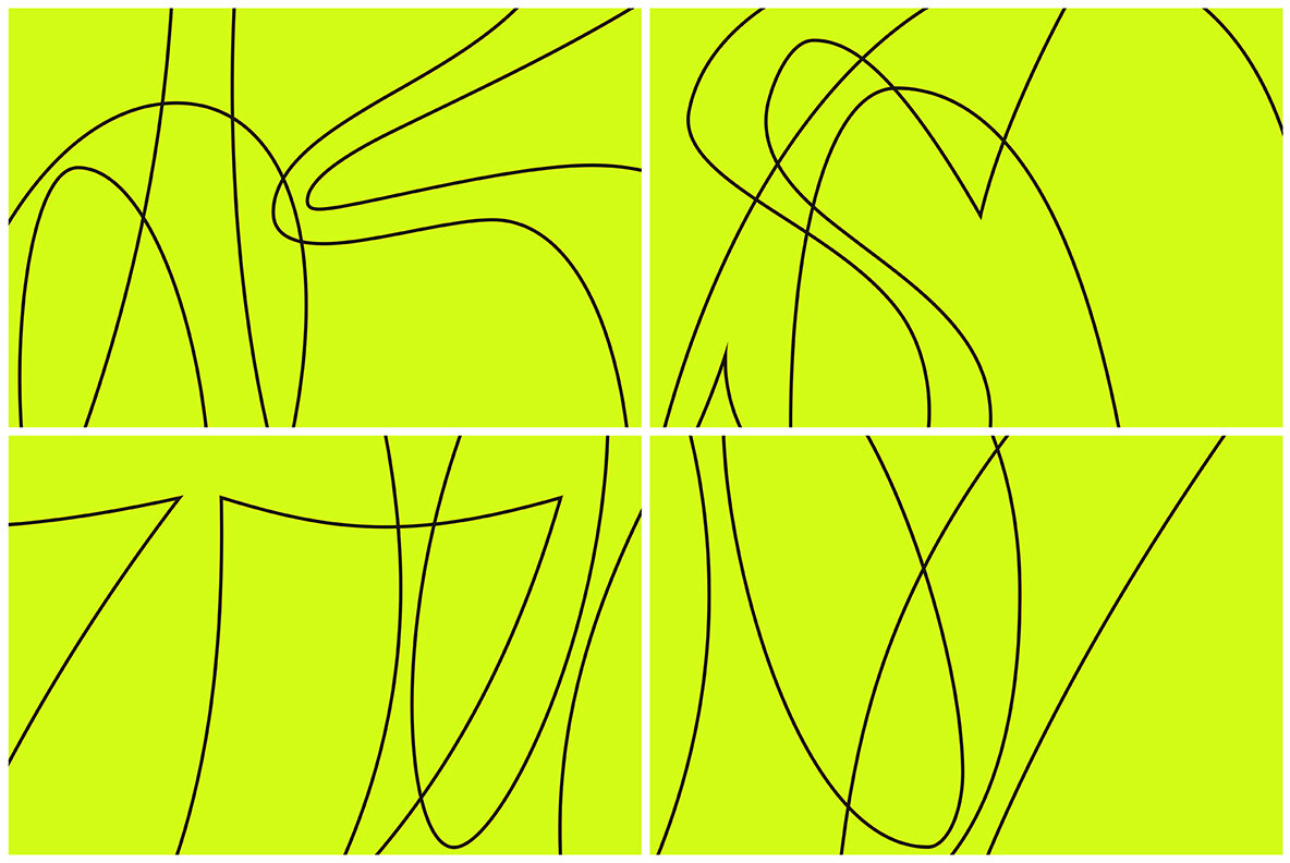 Contour   Edgy Vector Illustration 17