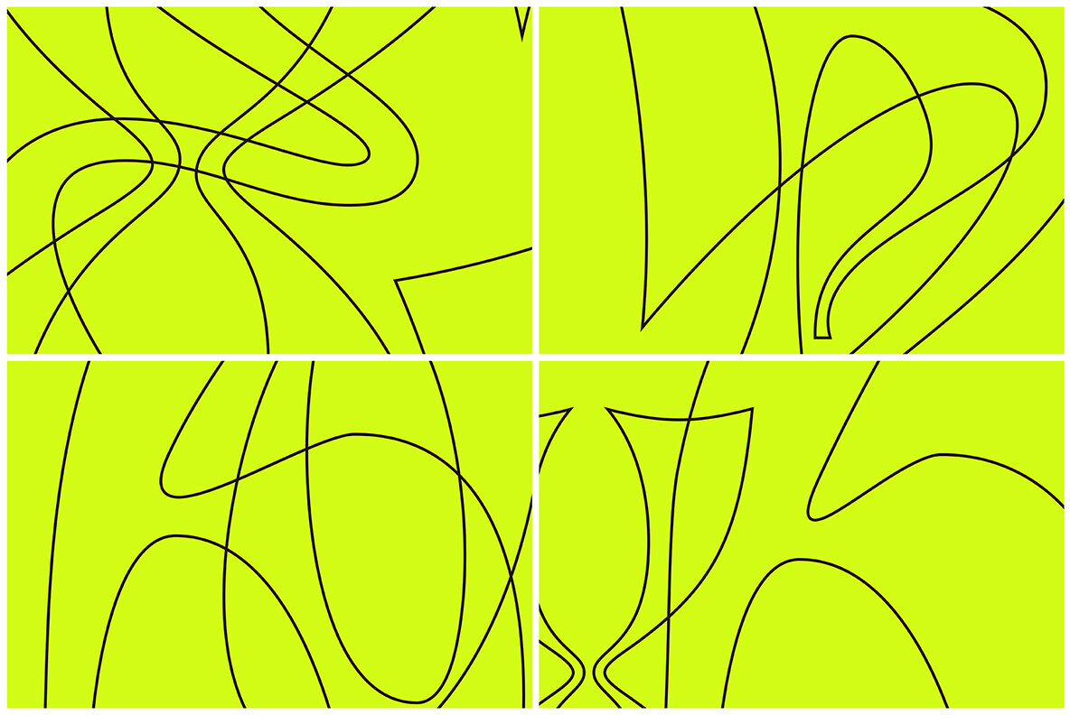 Contour   Edgy Vector Illustration 18