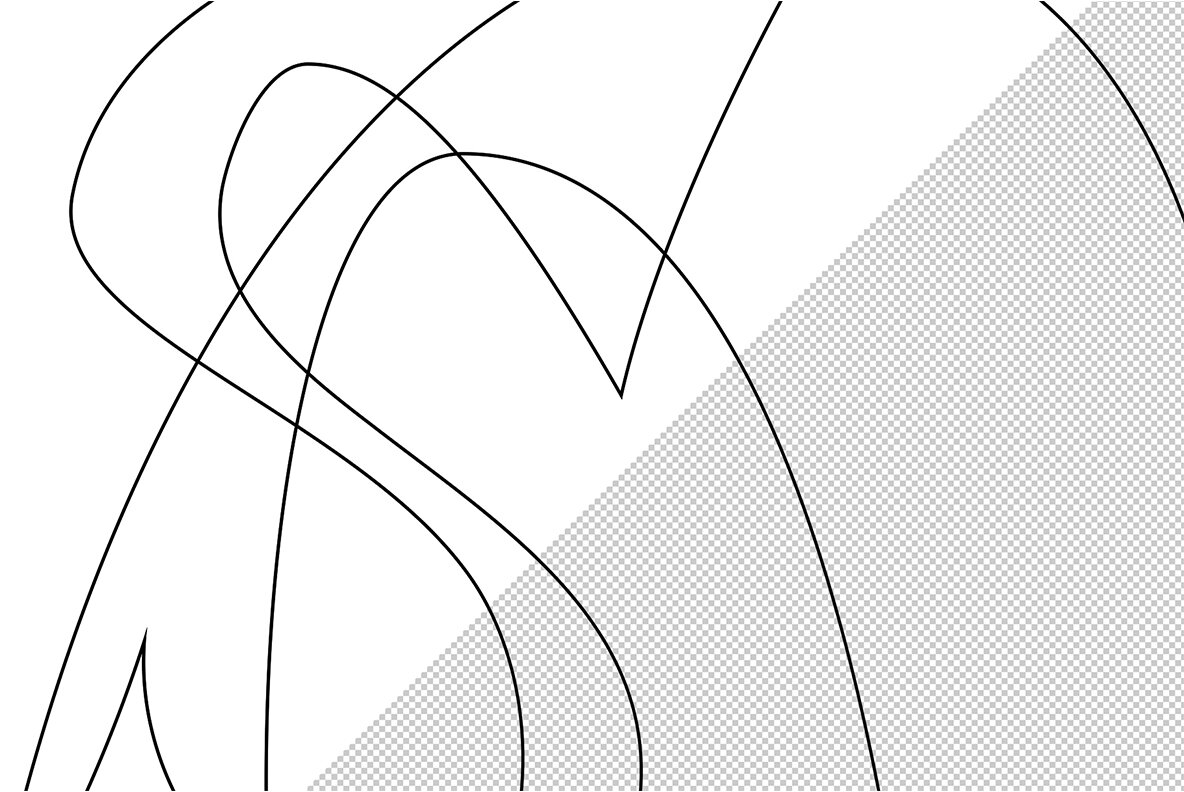 Contour   Edgy Vector Illustration 20