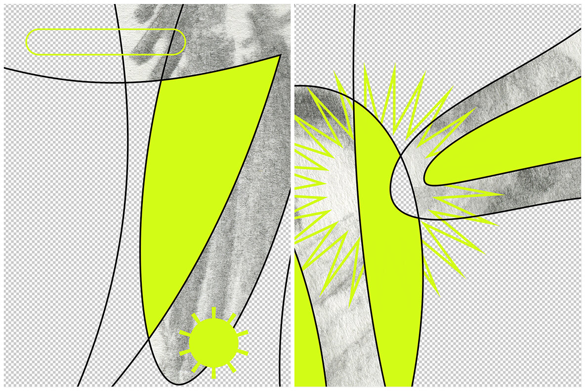 Contour   Edgy Vector Illustration 24