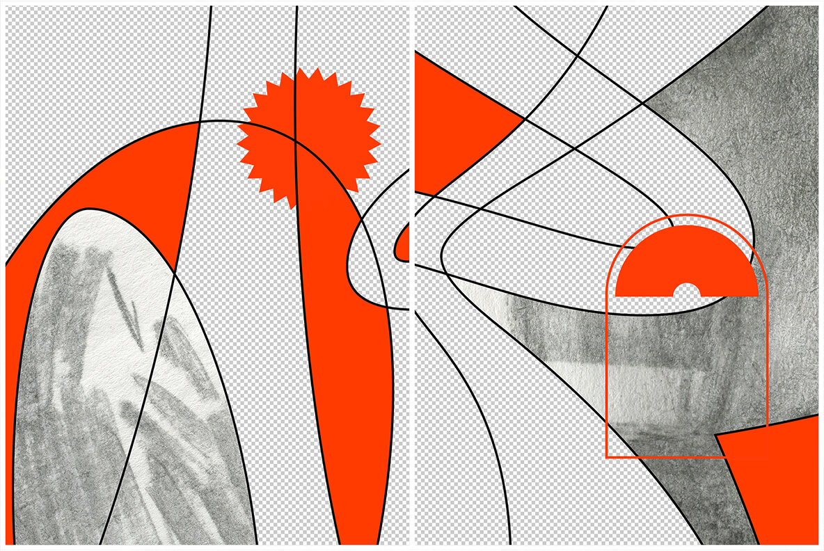 Contour   Edgy Vector Illustration 25