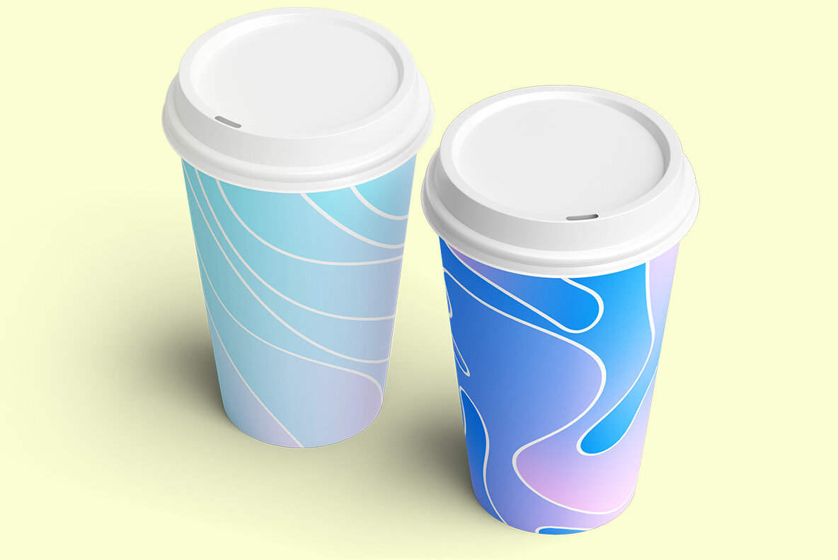 Aqua Flow Abstract Artwork 8