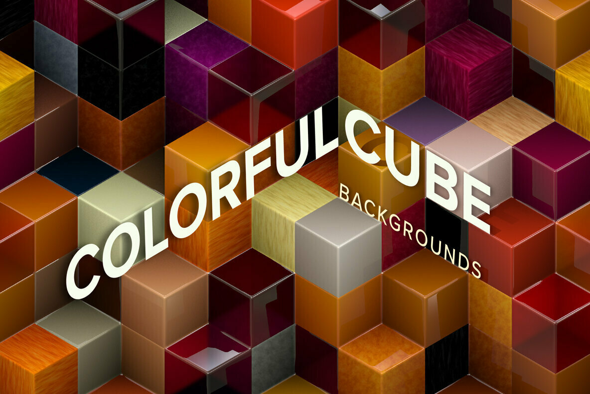 Colorful Cube Backgrounds 1