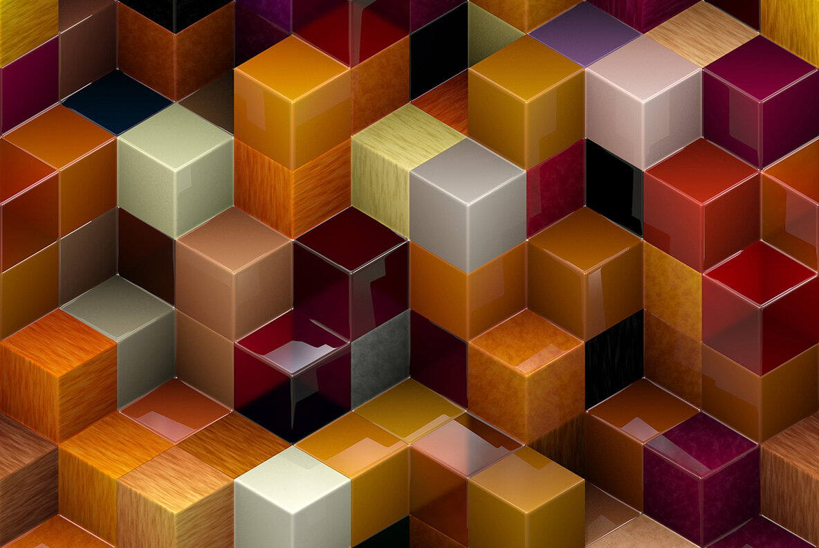 Colorful Cube Backgrounds 7