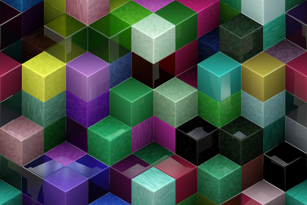 Colorful Cube Backgrounds 9