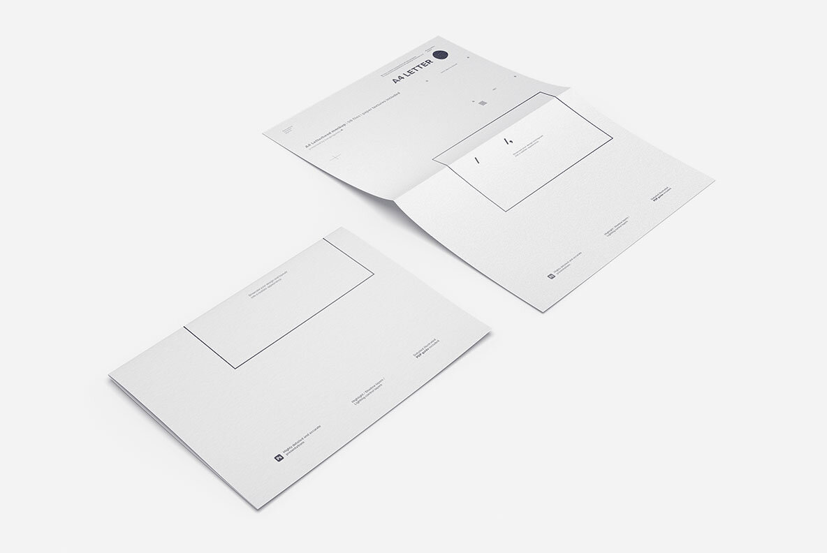 A4 Letterhead Flyer Poster Mockup 6