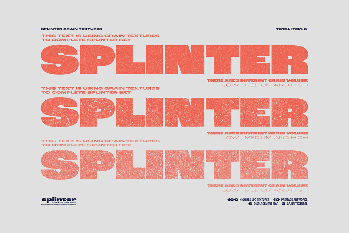 Splinter Textures Set