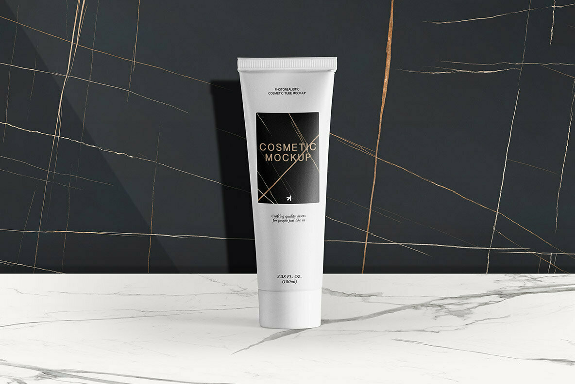 Cosmetic Tube Mockup Cosmetic Tube Mockup