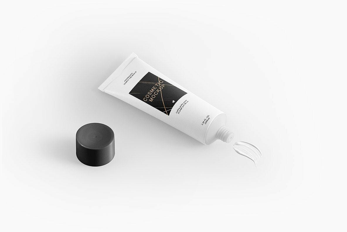 Cosmetic Tube Mockup Cosmetic Tube Mockup