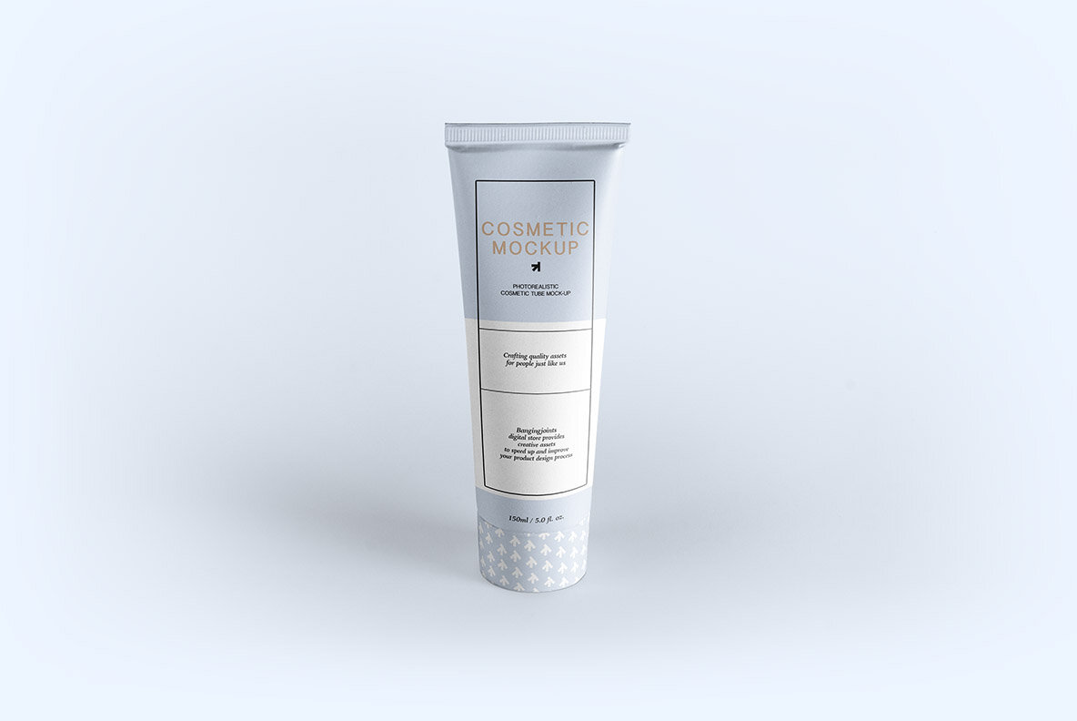 Cosmetic Tube Mockup Cosmetic Tube Mockup