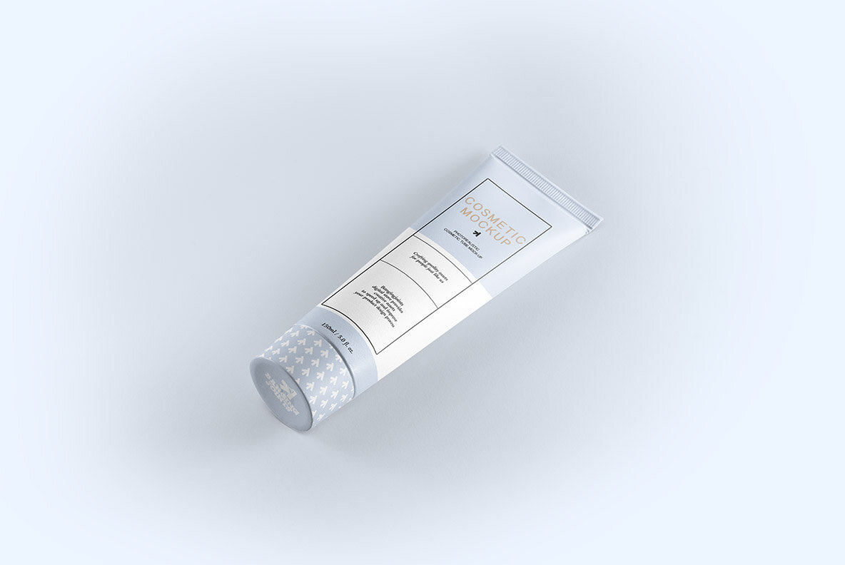 Cosmetic Tube Mockup Cosmetic Tube Mockup