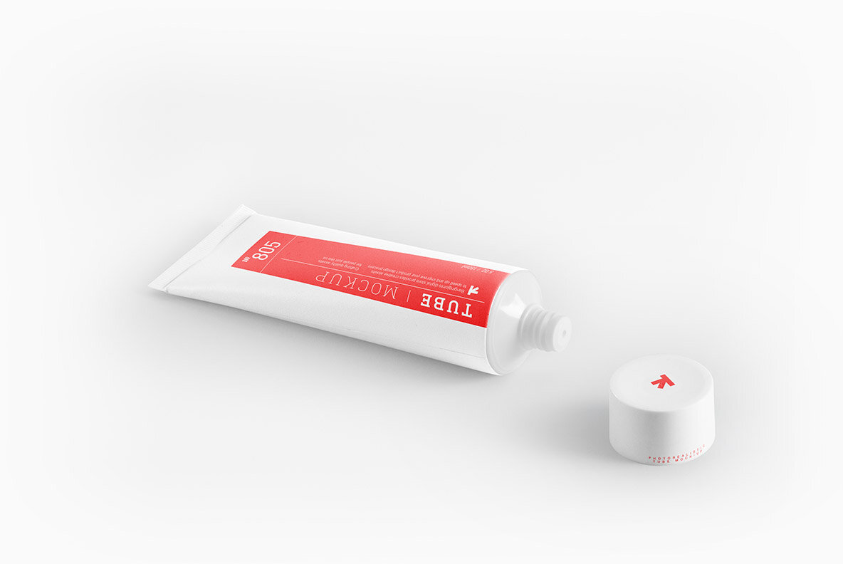 Cosmetic Tube Mockup Cosmetic Tube Mockup