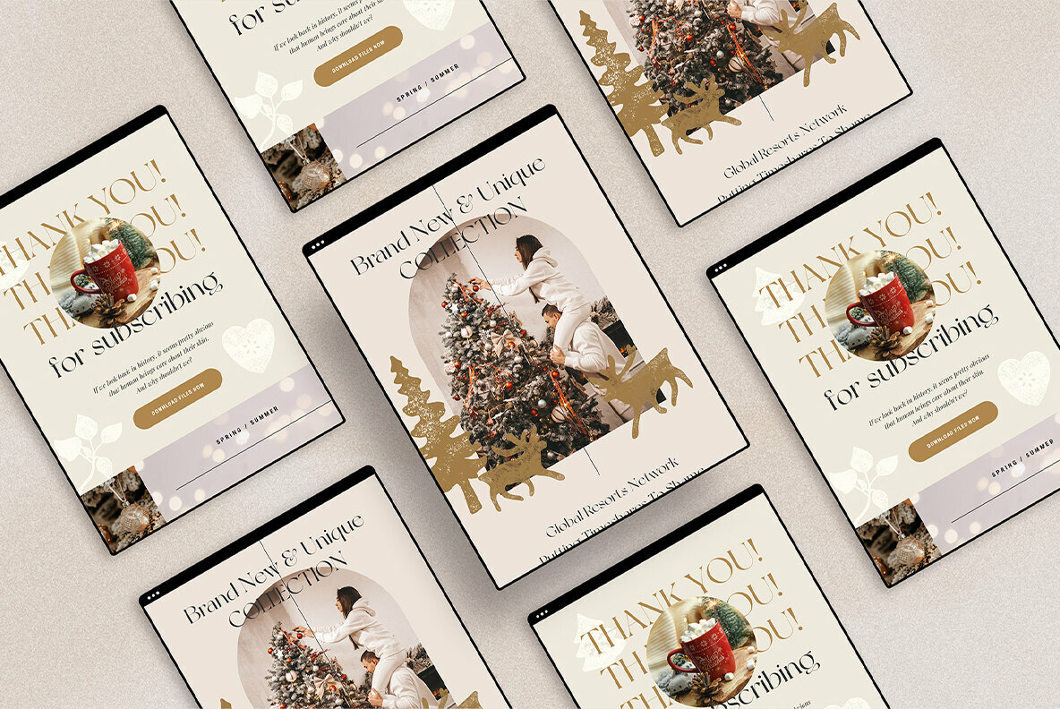 Christmas Newsletter Templates Pack Christmas Newsletter Templates Pack