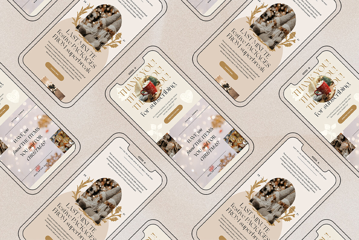 Christmas Newsletter Templates Pack Christmas Newsletter Templates Pack