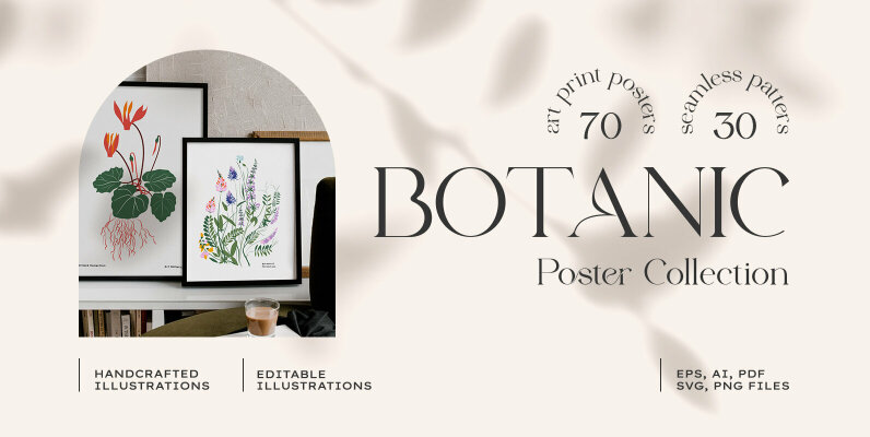 Botanical Prints Posters
