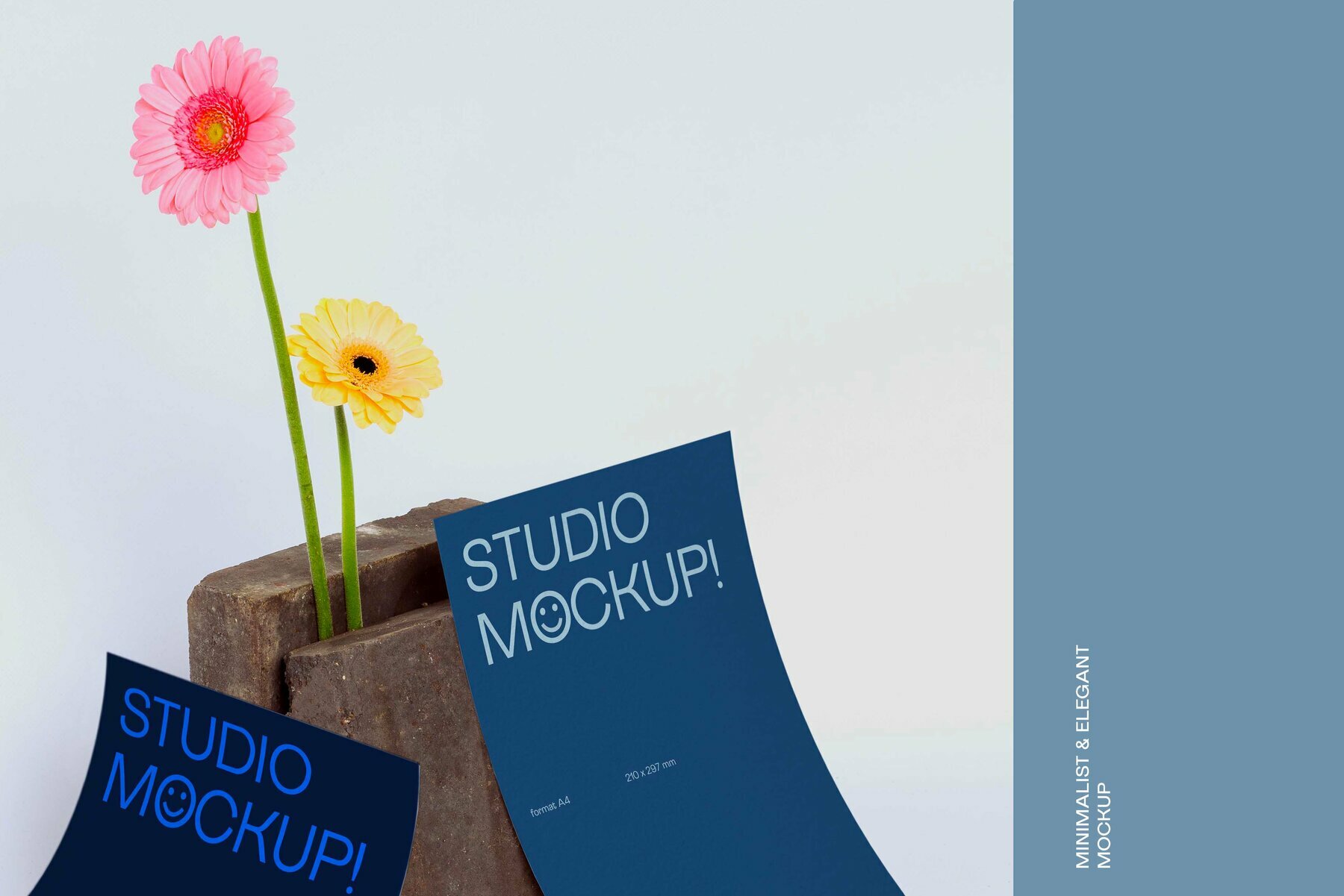 Flower A4 Mockup Brut Flower A4 Mockup Brut