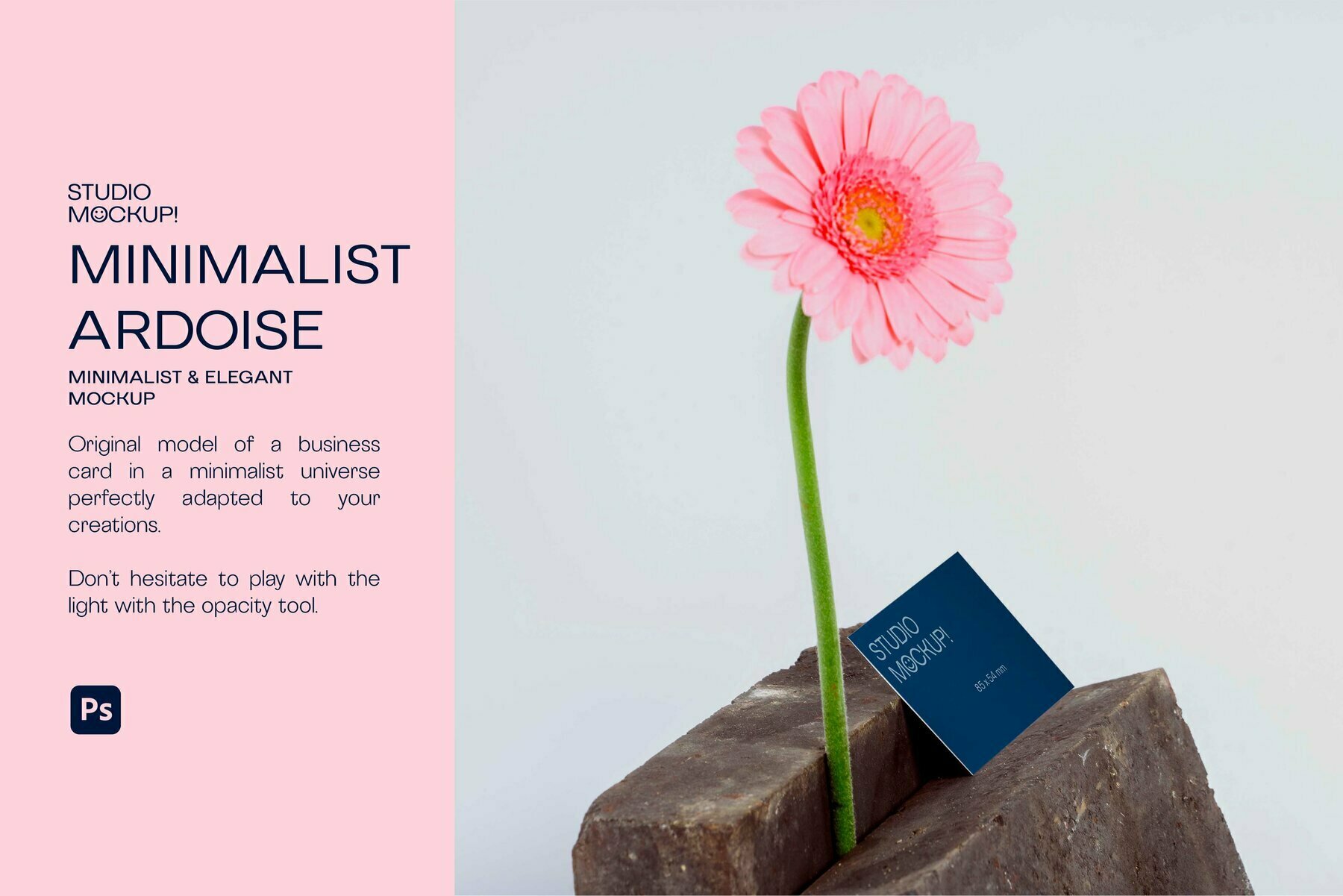 Flower Business Card Mockup Flower Business Card Mockup