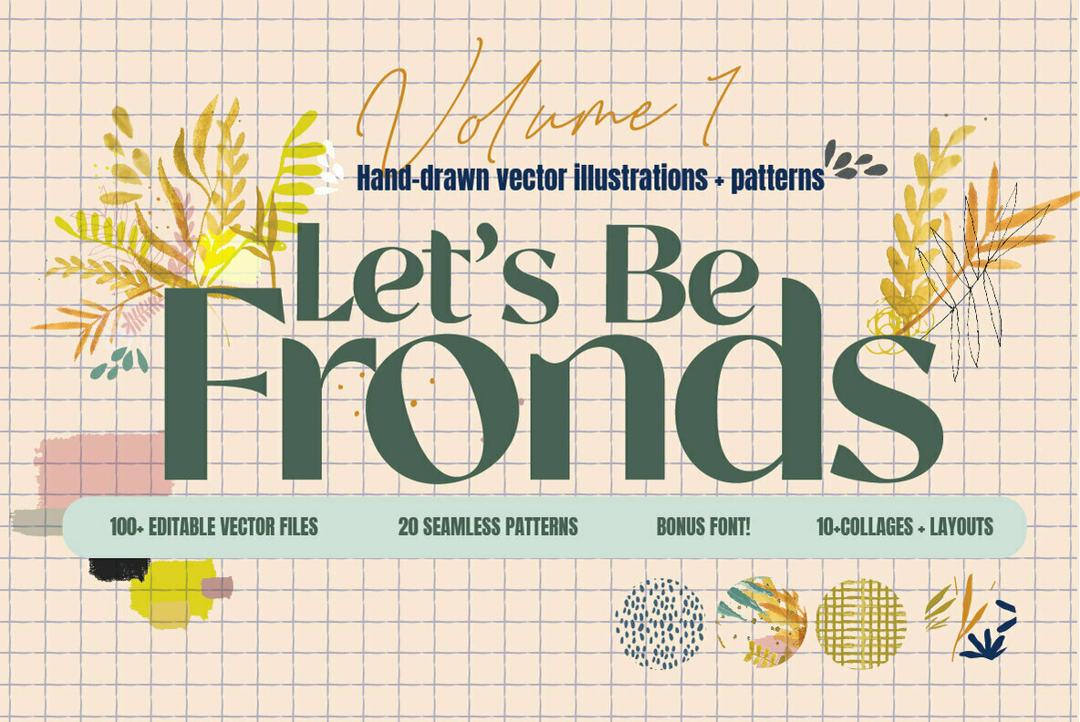 Let s Be Fronds Pattern Pack 1