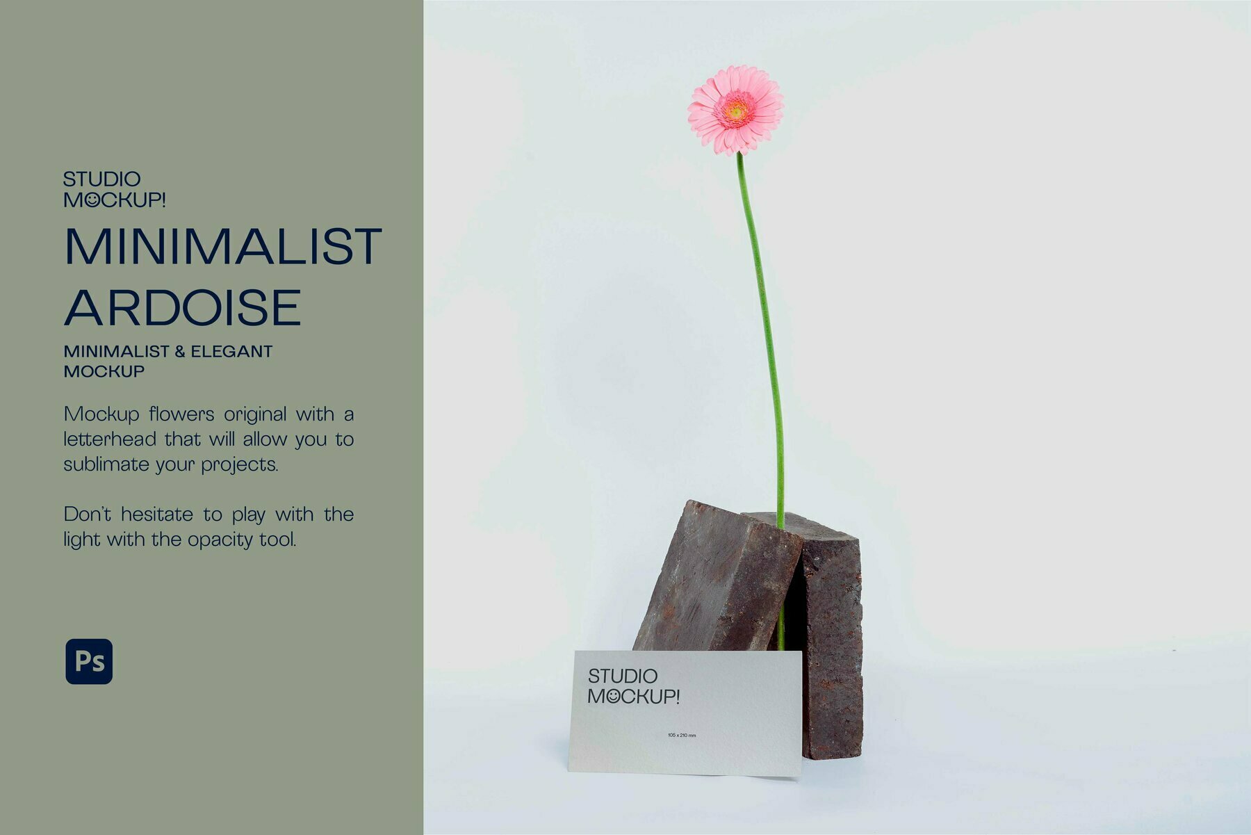 Flower Invitation Mockup 1