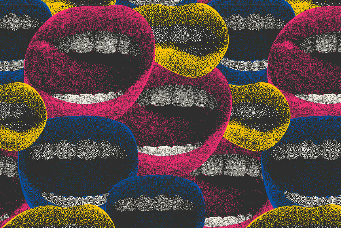 Lips Seamless Patterns and Stickers 4