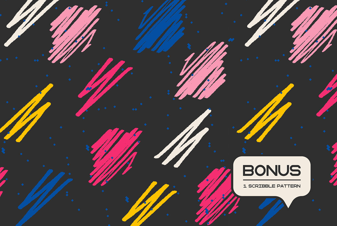 Lips Seamless Patterns and Stickers 7