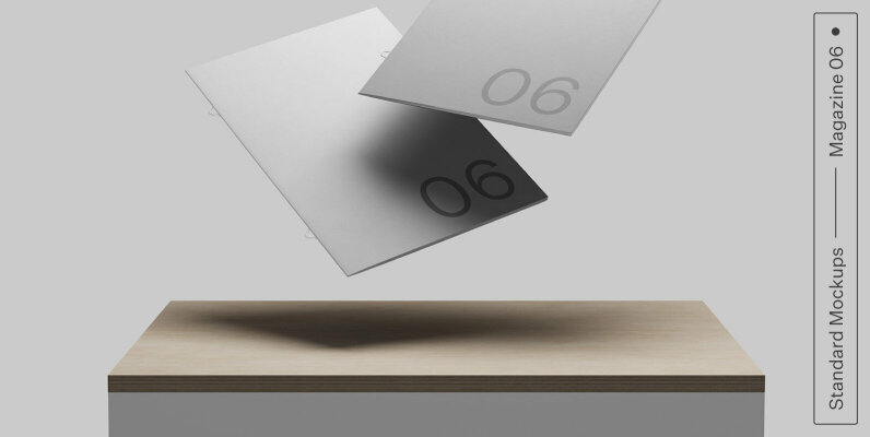 Magazine 06 Standard Mockup