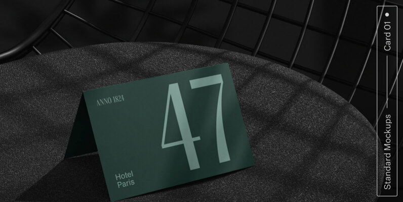 Card 01 Standard Mockup