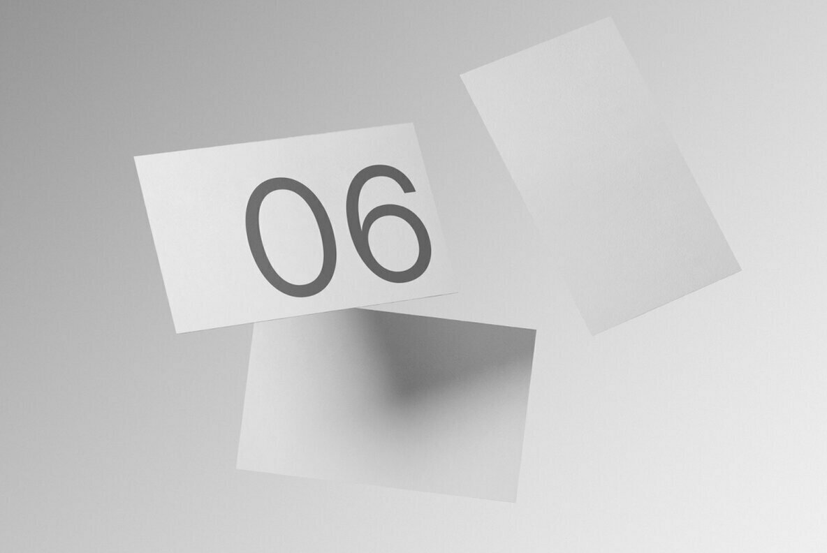 Business Card 06 Standard Mockup 2