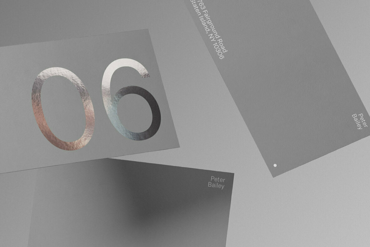 Business Card 06 Standard Mockup 3