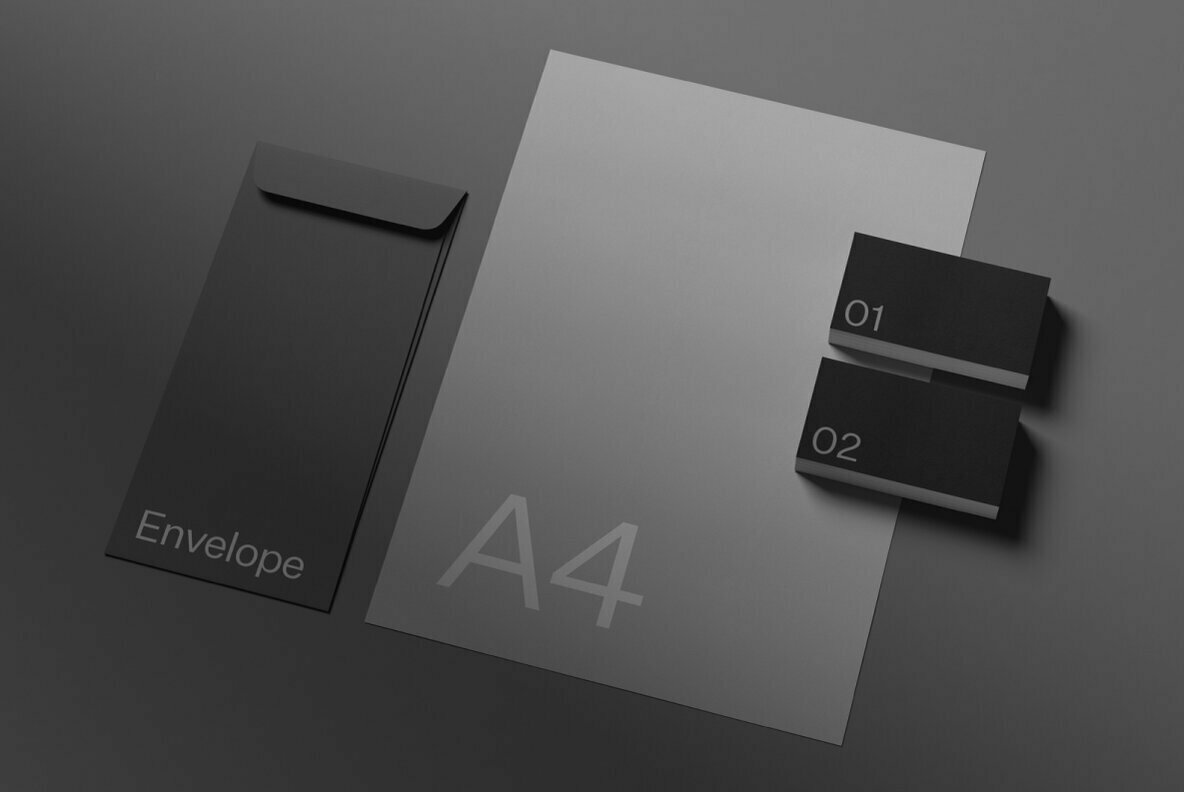 Stationery Set 02 Standard Mockup 2