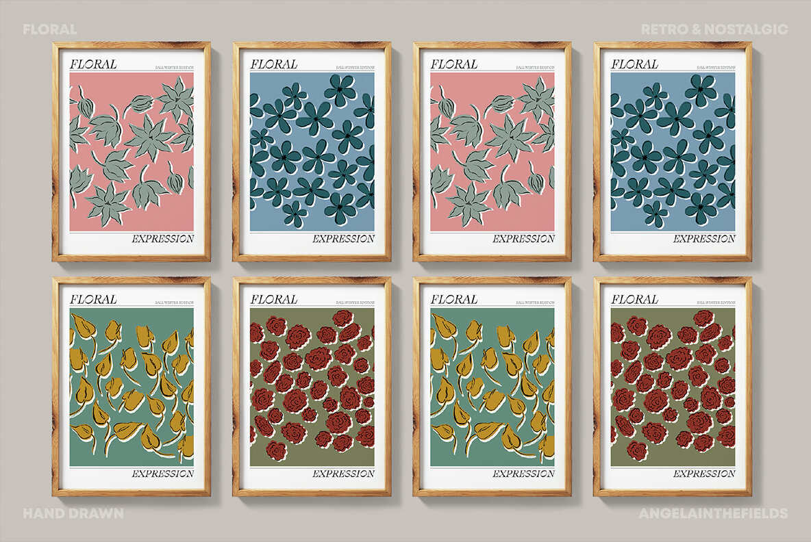 Winter Floral Expression Patterns 4