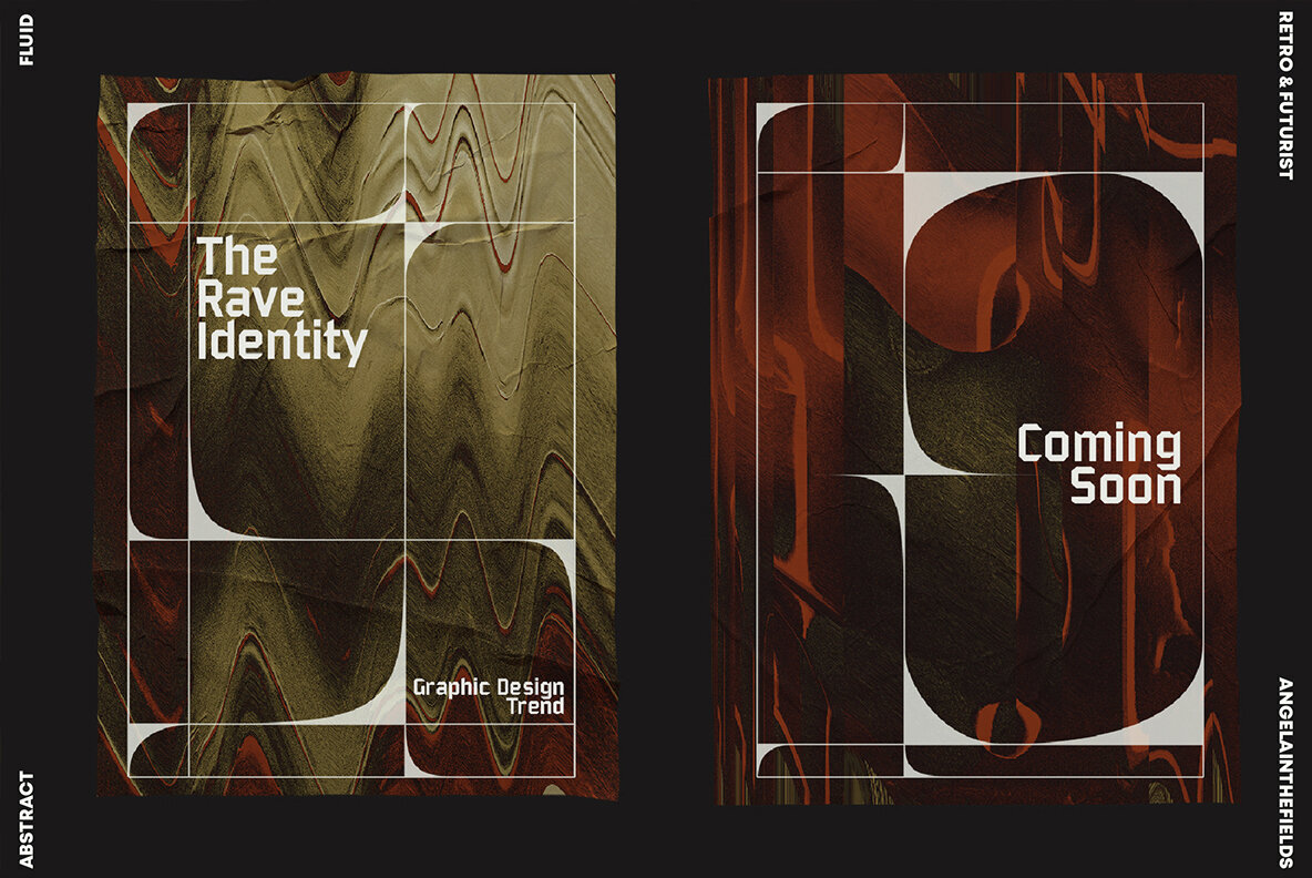 Glitch Scan Rust Texture Set 2