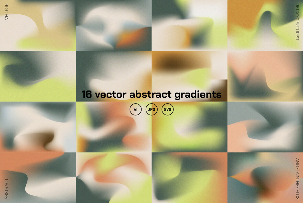 Organic Earthy Vector Gradients 3
