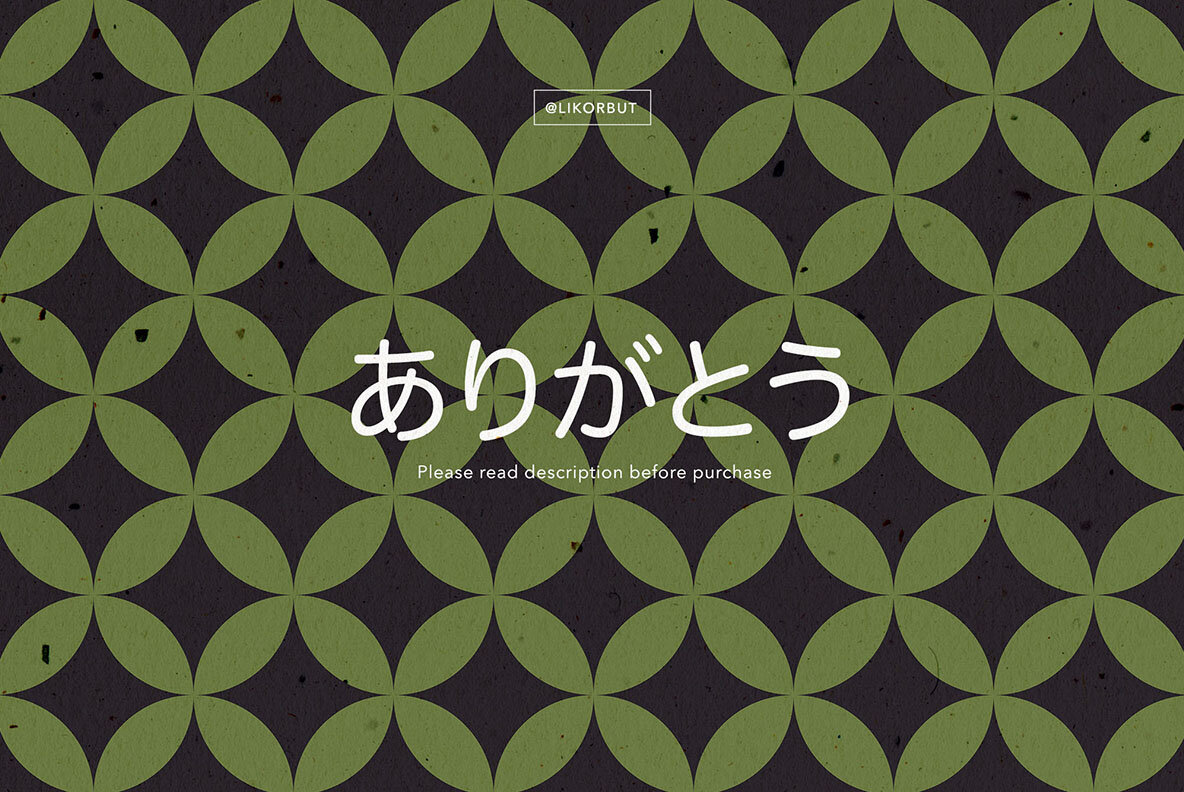 Japanese Patterns and Elements Set 10