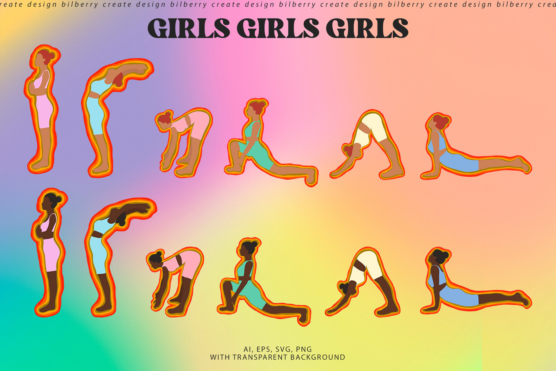 Rise and Shine Yoga Art Set  13