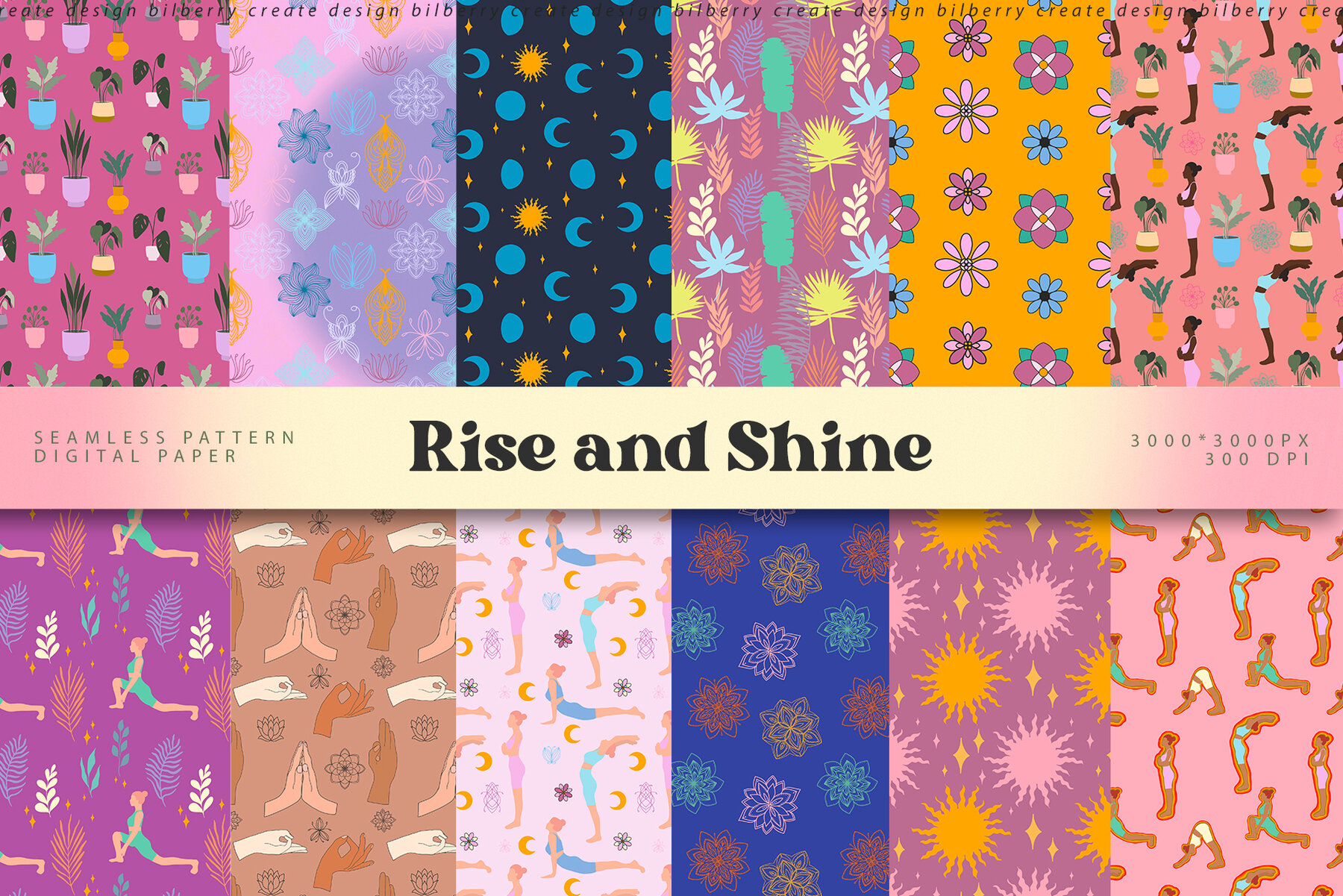 Rise and Shine Yoga Art Set  15