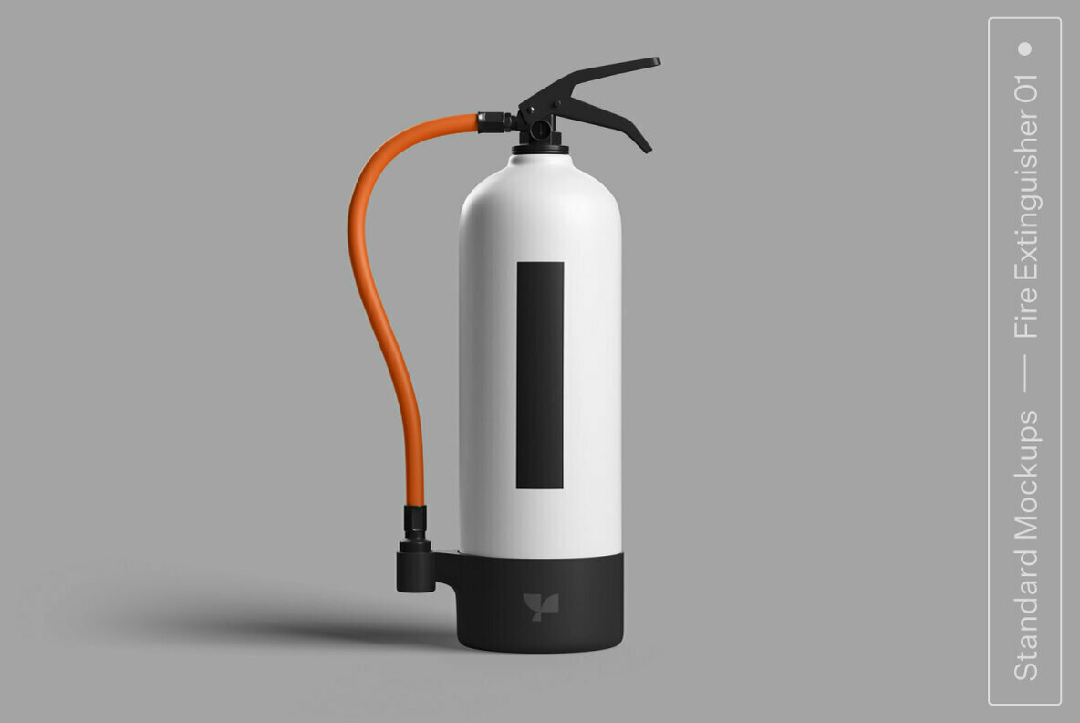 Fire Extinguisher 01 Standard Mockup 1