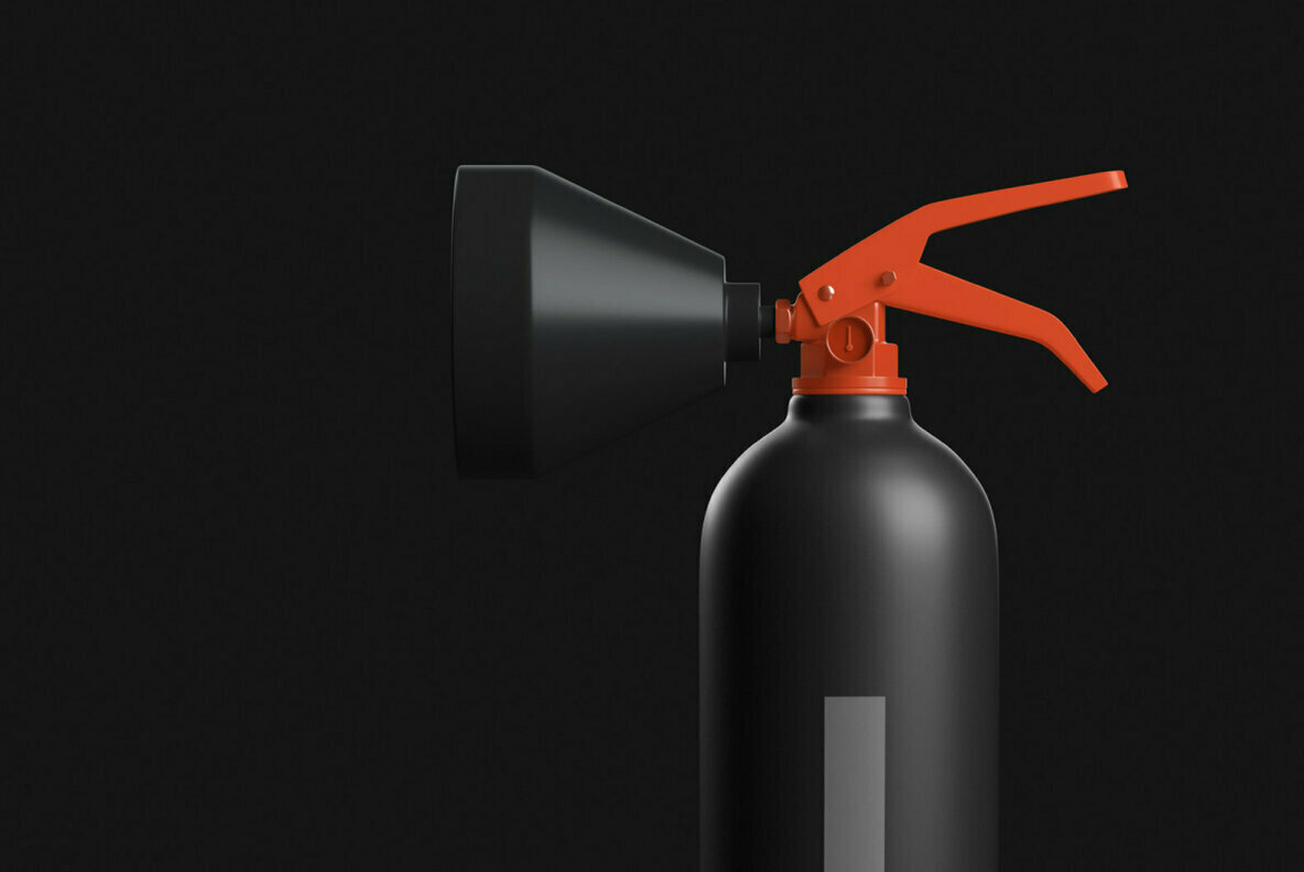 Fire Extinguisher 02 Standard Mockup 3
