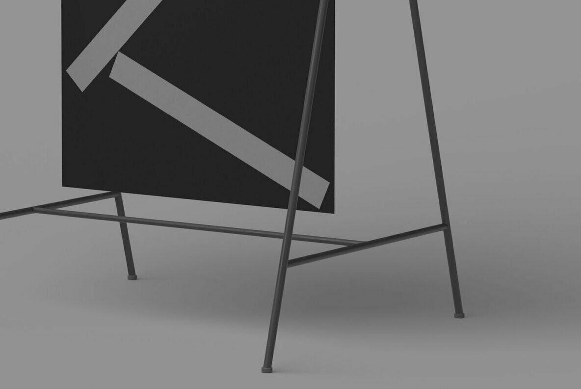 A Frame Sign 01 Standard Mockup 3