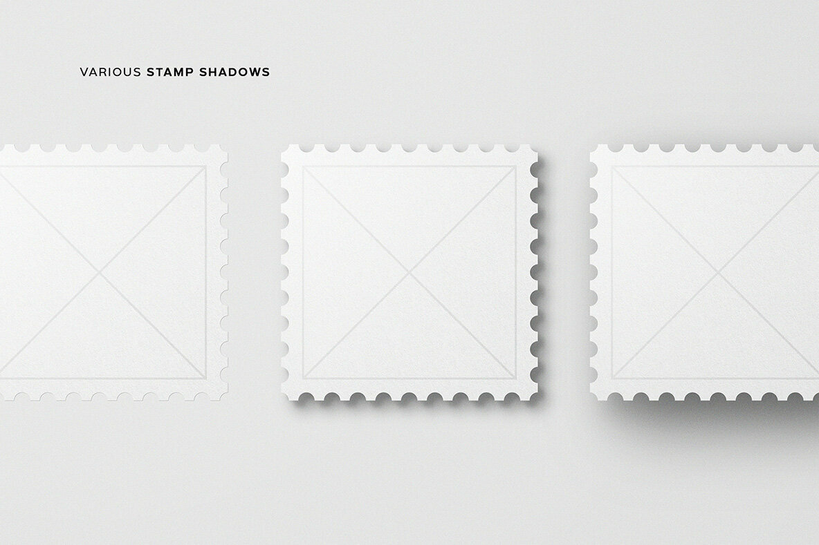 Postage Stamp Mockups 4