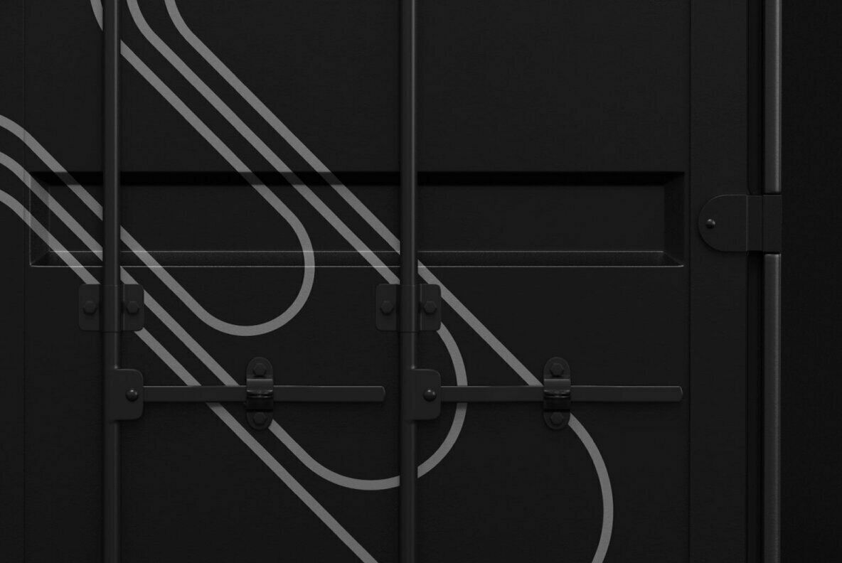 Shipping Container 01 Standard Mockup 3