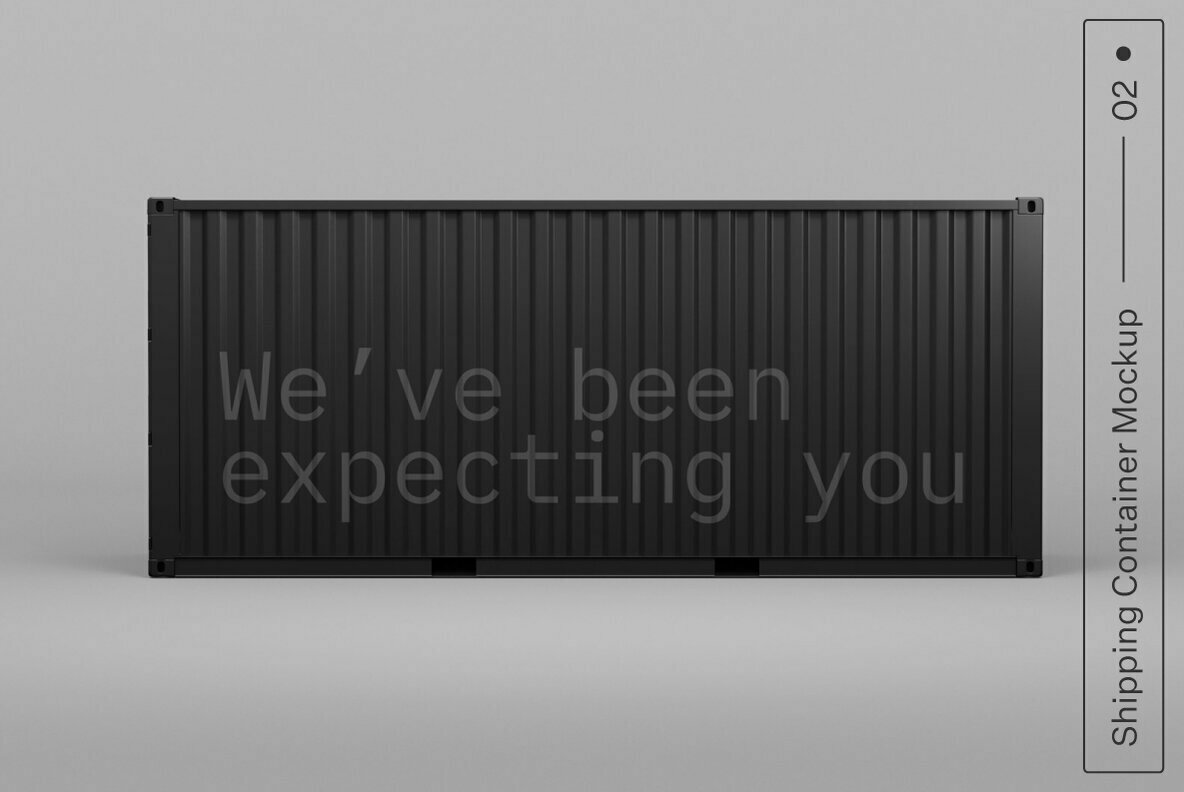 Shipping Container 02 Standard Mockup 1