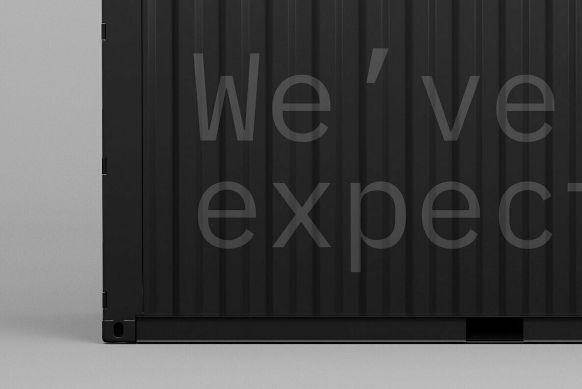 Shipping Container 02 Standard Mockup 3